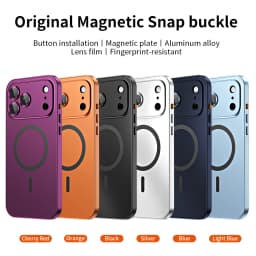 Fashion Metal Frame Phone Case For iPhone Air 13 14 15 16 17 18 Pro Max Plus Aluminum PC Back Panel Cover For Apple 18 Promax