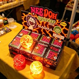 Needoh Flash Meteorite Ball Pinch Music Decompression Artifact Slow Rebound Vent Toy