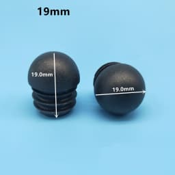 12Pcs Plastic Round Tube Plug 16-50mm Pipe End Caps Non Slip Chair Leg Foot Dust Cover Floor Protector Pad Furniture Accessories