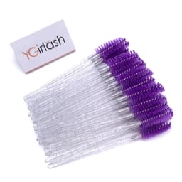 50/10 PCS/Pack Disposable Eyelash Swab Mini Individual Lash Applicators Mascara Brush Eyelashes Extension For Maquillaje Makeup