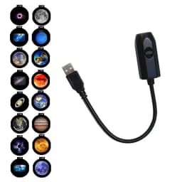 Moon Earth Starry Sky Projection Night Light USB Remote Controlled Ceiling Lamp for Kids Bedroom Romantic Home Atmosphere