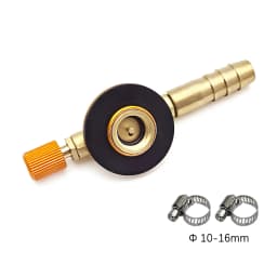 CGA600 1lb Propane MAPP Gas Adapter With EN417 (7/16"-28 UNEF) Female Gas Adapter For Connecting 8mm Inner Diameter Hose