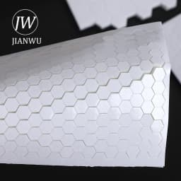 JIANWU 5 Pcs/set Hexagonal EVA Foam Double-sided Tape Journal Material Collage Sticker Creative DIY Student Supplies Stationery