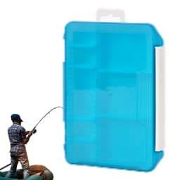 Tackle Box For Fishing 4-Grid Transparent Fishing Lures Storage Box Bait Hooks Accessory Jig Accessories Visible Trays Removable