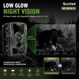 Trail Hunting Camera With 5000Mah Lithium Battery 20MP 1080P IP65 Waterproof Photo Traps 0.3s Wild Surveillance