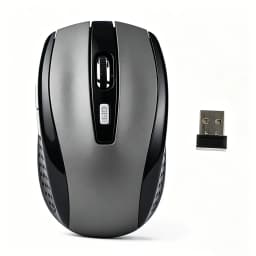 KEBIDUMEI 2.4G Wireless Mouse 6 Buttons Ergonomic Mice Office Optical Mouse 3 Levels DPI Adjustable for MacBook Laptop PC Mice