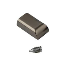10-100pcs Metal Zipper Stopper Clips Tail Plug Heads With Screw for DIY Sewing Leather Craft Hardware