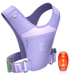 UTOBEST UTR111 Lightweight Running Vest with Led Light Mobile Phone Bag for Training