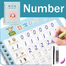 Montessori Copybook Reusable Hand-Painted Magic Toddler Calligraphy Children's Notebook Kid Groove Handwriting Writing Gifts