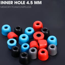 Replacement Memory Foam Ear Tips for 4.5mm Connect Hole S/M/L EarPlug Soft Foam Earbud Tips for in-Ear Headphones Ear Pad Cover