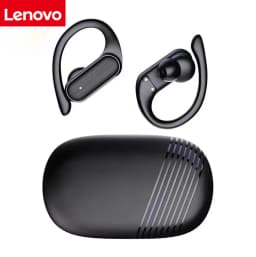 Original Lenovo  Wireless Business Headphone Ear-Hook HIFI Bass Noise Cancelling Earphone With Mic Earbuds Sport Game Headse