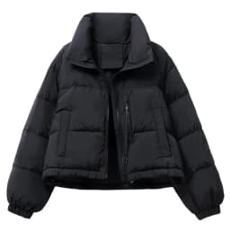 2025 New Winter Korean Loose Short Stand-up Collar Cotton Padded Jacket Women Thicken Warm Elegant Parkas Female Outwear