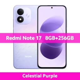 Global Version Xiaomi Redmi Note 17 4G Smartphone 128GB / 256GB ROM 7700mAh 45W 50MP Snapdragon® 6s 4G Gen 2 CPU 120Hz 6.99"