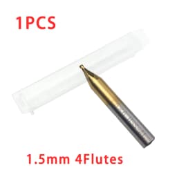 CHSYX High Quality 1.0-3.0mm HSS Titanium End Milling Cutter Engraving Edge Cutter CNC Bits End Mill for Key Cutting Machine
