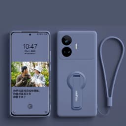 For Realme GT GT5 Neo 3 5 2 Neo5 Case For Realme 11 10 12 Pro Plus Phone Case Silicone Soft Cover Protector With Holder Lanyard