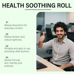 Body Care Roll-On Portable Easy to Use Relieve Discomfort on a Daily Basis Reduce Muscle Tension and Nourish the Body Roll-On