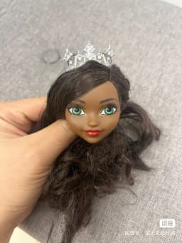 1/6 Makeup Doll Head Girl Dressing DIY Toy Parts Children Favor dongcheng san doubao