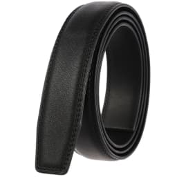 30mm 31mm Width Belt No Buckle For Men Black Coffee Men's Business Cow Leather Ratchet Belts Strap Without Buckles