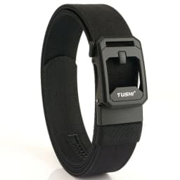 TUSHI Hard Tactical Belt for Men Sturdy Nylon Metal Automatic Buckle Police Duty Military Belt Outdoor Girdle IPSC Accessories