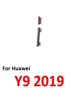 For Huawei Y9 2019 Phone New Power Volume Button On Off Up Down External Key Internal Flex Cable Parts Black Green Blue