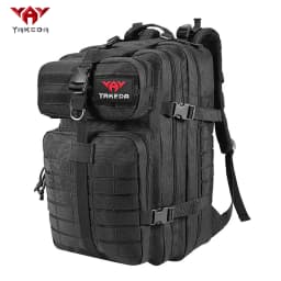 YAKEDA Lightweight Outdoor Mountaineering Backpack 45L Large Capacity Camouflage Bag Load Reducing Air Cushion Strap