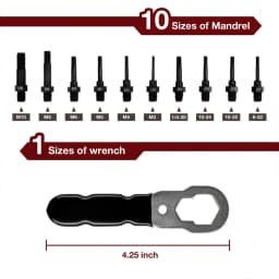 Riveting Machine Home Electric Rivet Nut Gun Adapter Metric M3 M4 M5 M6 M8 M10+Imperial 1/4-20 10-24 10-32 8-32 Riveting Tools