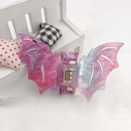 Bat-shaped Acetic Acid Material Halloween Funny Updo Festival Dress Hair Grab Hair Accessories for Women