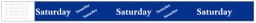 100pcs Count Daily Identification Bracelets Disposiable Tickets Admission Paper Tyvek Wristbands For VIP/ Monday/Saturday