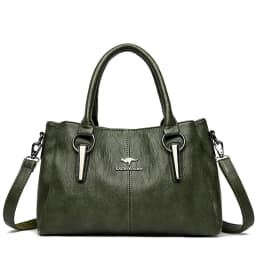 Genuine 3 Layers High Quality Soft Leather Ladies Shoulder Crossbody Bags for Women Luxury Handbags Women Bags Designer