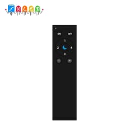 DOMRAEM ESP32 4 Output WLED Controller 16A Fuse & Level Shifter Sound Sync Compatible with WS281x Digital RGB IC LED Strip Light