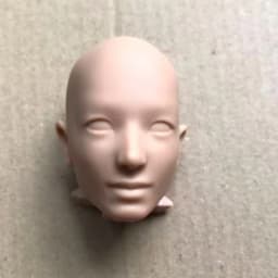 YUNYI 1/6 Male Doll Bald Head Super White Beige Brown Skin Doll Parts for DIY Makeup Practice Collectible Figure Accessories