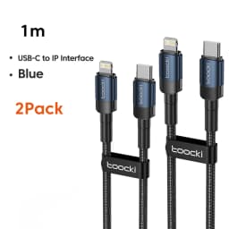 Toocki USB C Cable to iP Cable PD 27W Fast Charging Cable for iPhone 14 13 Pro Max Pad Air Type C iP Data Cord for iPhone X XS