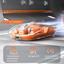 Bettdow Mouse Sem Fio Wireless 2400DPI 2,4GHz Bluetooth Mouse