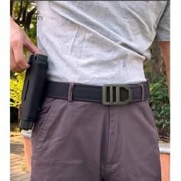 Black Metal Automatic Buckle Hard Tactical Belts Thick 1100D Nylon Webbing Belt For Men Outdoor 3.8cm Heavy Duty Military Girdle