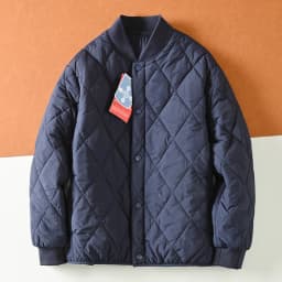 Lightweight Warm Stiched Cotton Jacket Baseball Collar Winter Men's Comfortable Windproof Cold-resistant Layering Cotton Coat