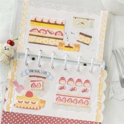 180pcs Dingding Cake Shop Series Kawaii Cake Appearance Message Sticker Index Creative Student Stationery Scrapbook Sticker