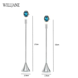 Metal Ring Earrings Display Holder Shops Selling Stand T Bar Stud Earrings Storage Hanger Dangle Jewelry Photography Organizer