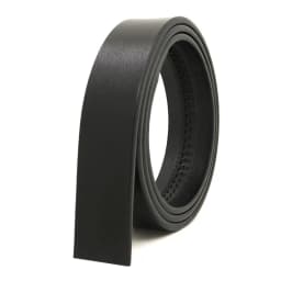 Men's Cow Leather No Buckle 3.5cm Wide Real Genuine Leather Belt Without Automatic Buckle Strap Belts Accessories High Quality