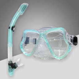 Diving Mask with Sports Camera Mount, Electroplated Tempered Glass, Silicone Strap, Safe and Comfortable Design