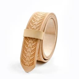 1Pc Deepeel 3.8cm*110/120cm First Layer Cowhide Embossed Belt with Pin Buckle Band DIY Handmade Crafts Leather Belts Accessories