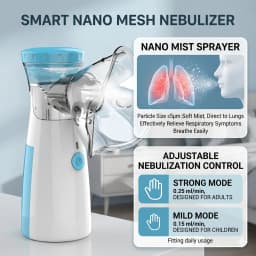 Nebuliser Home Use Adult Children USB Nebuliser Handheld Rechargeable Portable Medical Mist Spray Machine Nebuliser