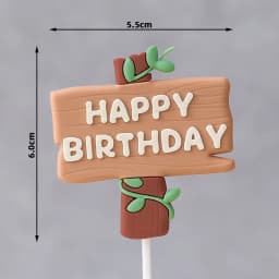 1pcs Jungle Party Cake Topper Safari Animals Figures Toys Picks Wild Jungle Animals Theme Baby Shower Happy Birthday Cake Decor