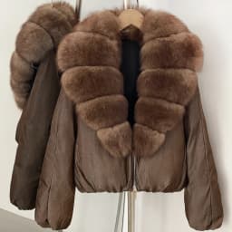 OFTBUY 90% White Duck Down Coat Luxury Winter Puffer Jacket Women Female Real Natural Fox Raccoon Fur Thick Warm Parkas