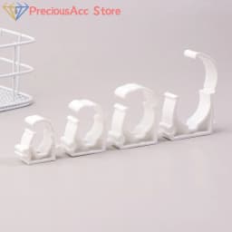 Hot!20 Pcs Plastic PPR Clamp Holder For Water Pipe Tube Fittings With Cover Diameter 16mm 20mm 25mm 32mm