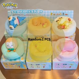 Hot Sale Pkm Eevee Sleeping Position Series Blind Box Sylveon Umbreon Flareon Jolteon Anime Desktop Decoration Model Toy Gift
