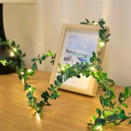 2/5/10M Watermelon Leaf String Light Leaf Wall Leaves for Room Garden Office Wedding Wall Decortion Battery Powered