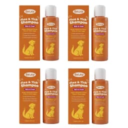 Anti Flea Tick Pet Shampoo Clean Fur Eliminate Fleas Ticks Repel Parasites Soothe Irritated Skin Gentle Dog Cat Grooming Shampoo