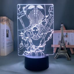 Anime Light Attack on Titan 4 Eren Yeager Figure for Bedroom Decor Night Light Kids Birthday Gift Shingeki No Kyojin 3d Lamp AOT