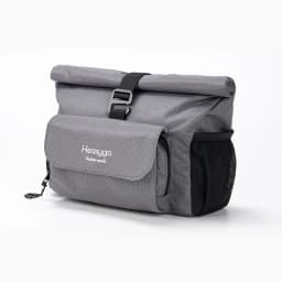 Heasygo Waterproof Bicycle Front Storage Bag with Pig Nose Adapter for Brompton, Folding Bike Multifunctional 5-7L Handlebar Bag