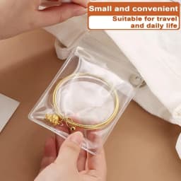 Drawer Organizer Self Sealing Plastic Jewelry Zip Lock Bags Reclosable Thick Transparent Ziplock Gift Packaging Storage Pouches